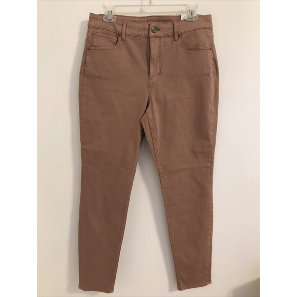 White House Black Market WHBM size 10 high rise skinny ankle pant NWT